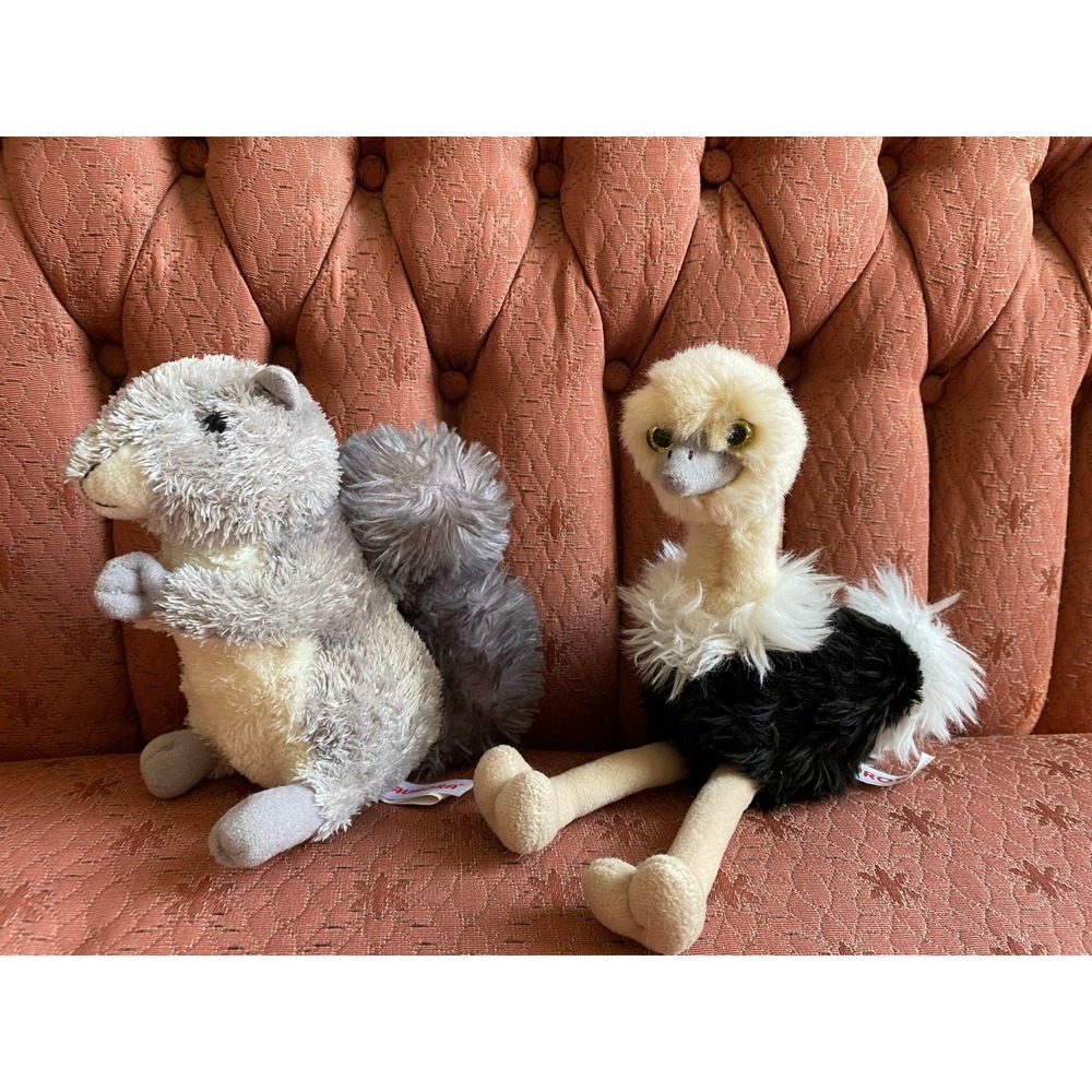 Aurora Squirrel Ostrich Plush Lot Toys Stuffed Animal Toy Stuffies s52